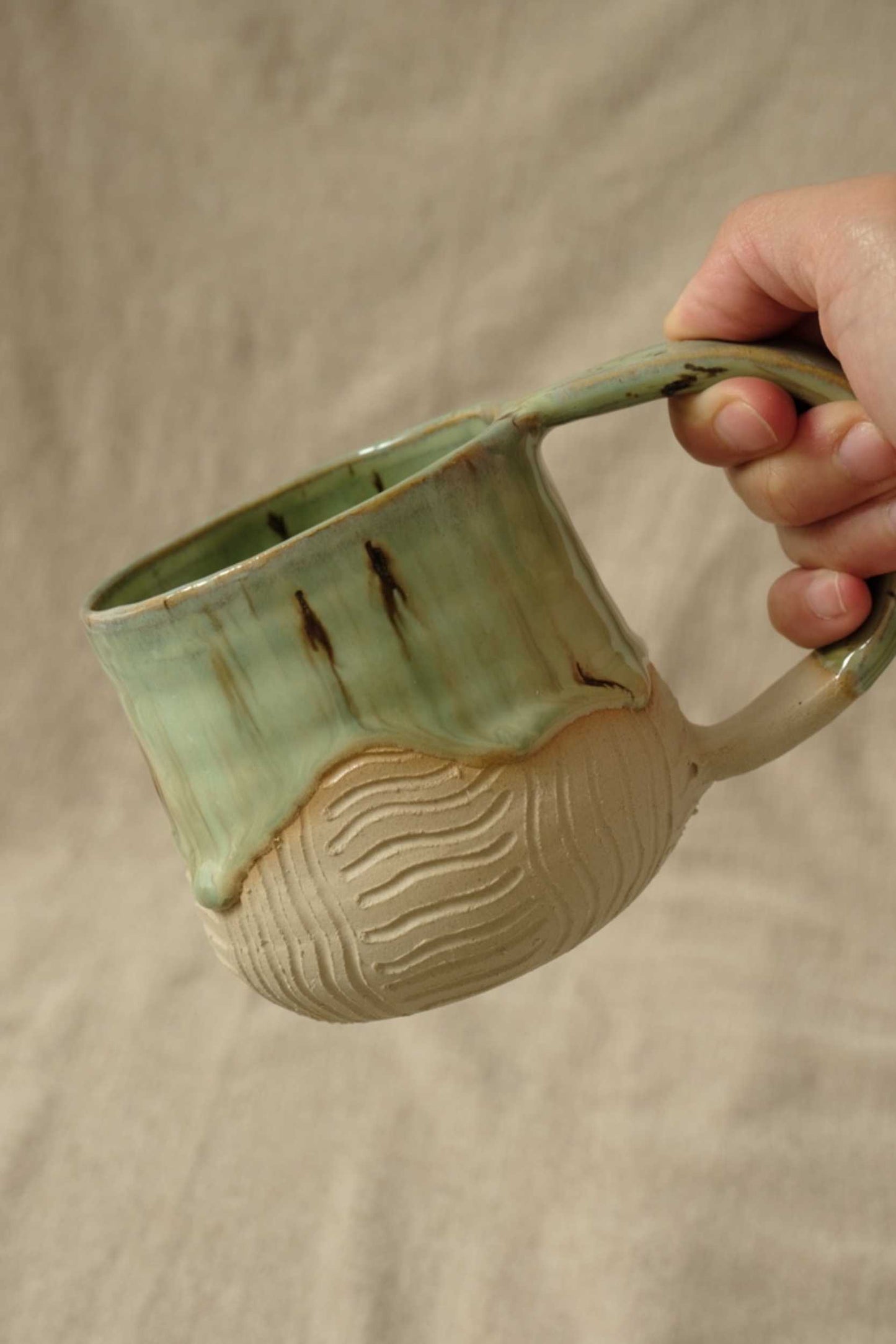 Carved Tea Mug | Made to Order