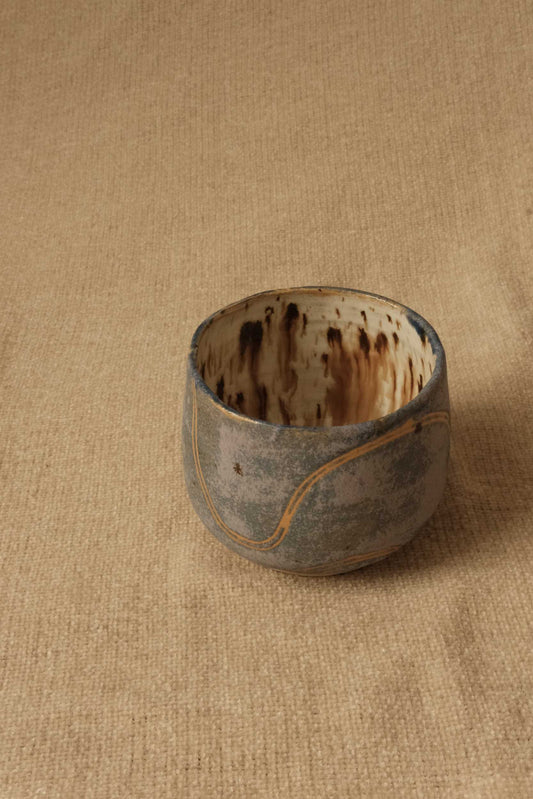 Thin Swirl Cup - Purple & Speckle