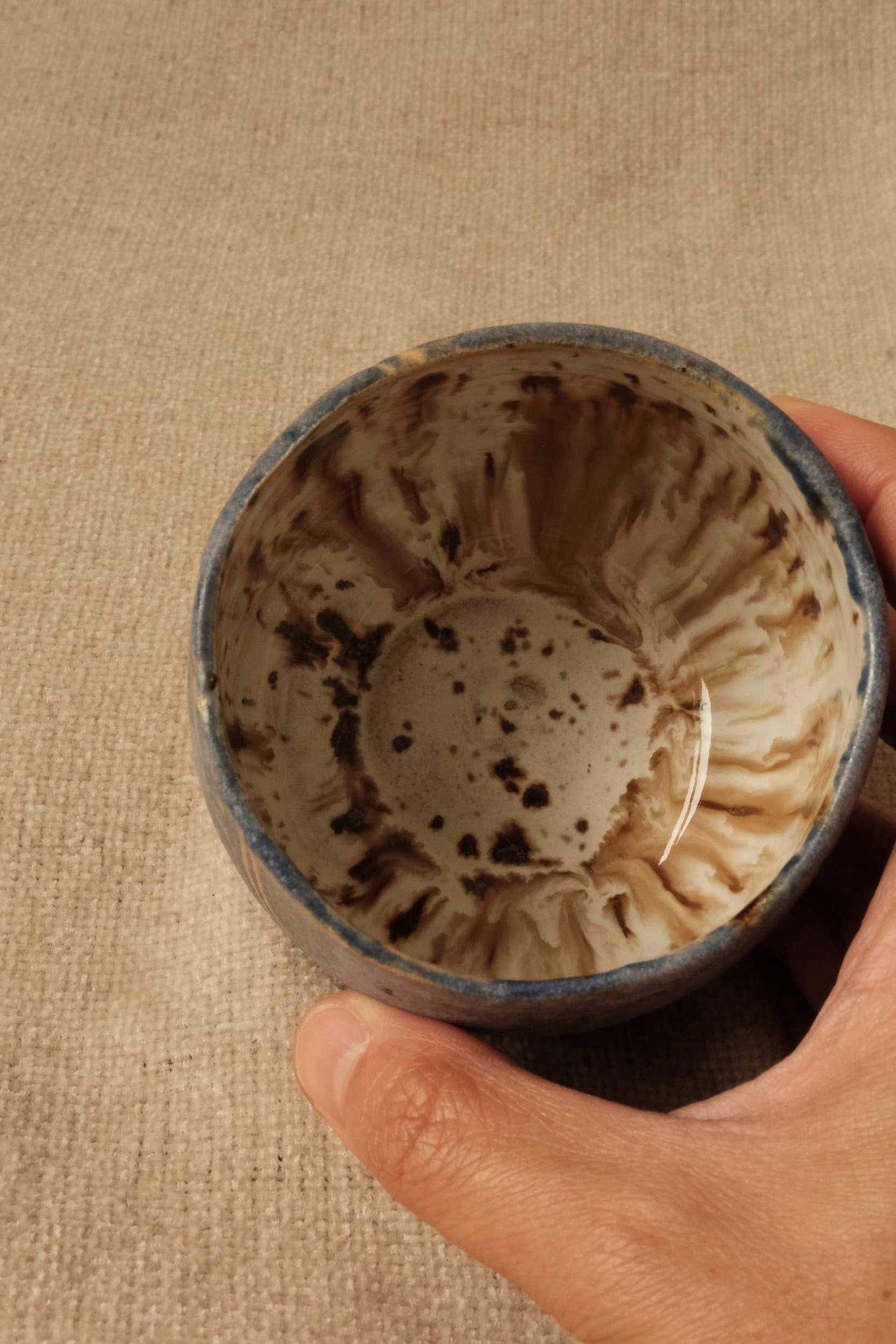 Thin Swirl Cup - Purple & Speckle