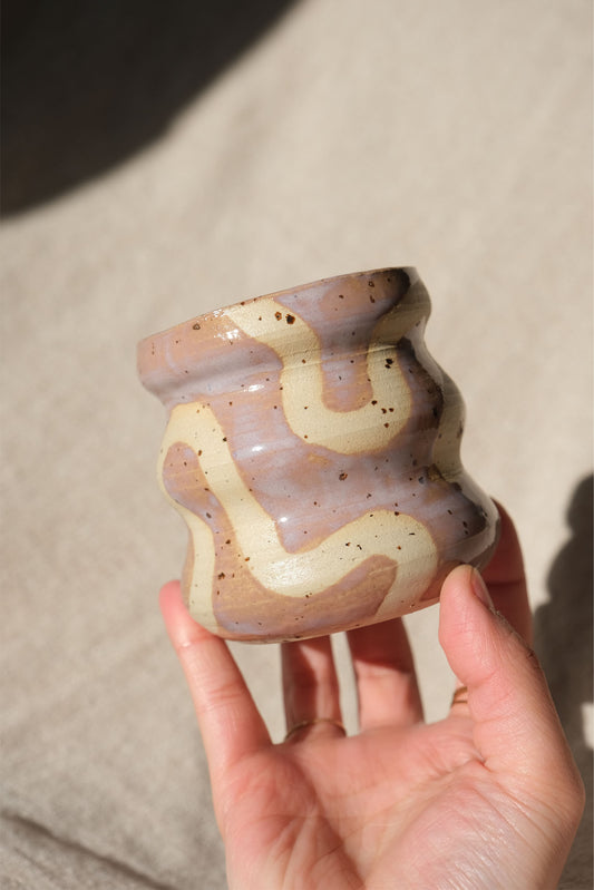 Bubble Swirl Cup - Lilac Mauve
