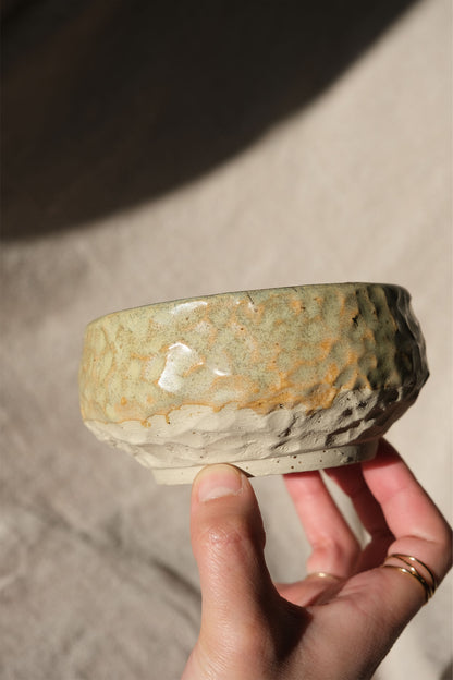 Textured Matcha Bowl - Pastel Green
