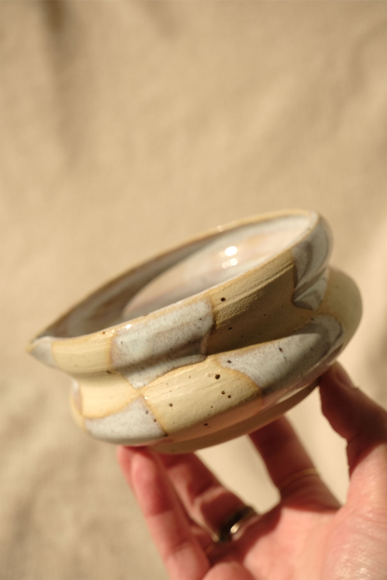 Bubble Matcha Bowl - Cloudy White