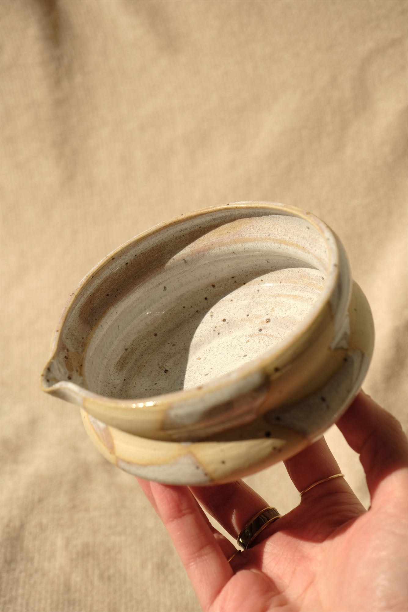 Bubble Matcha Bowl - Cloudy White