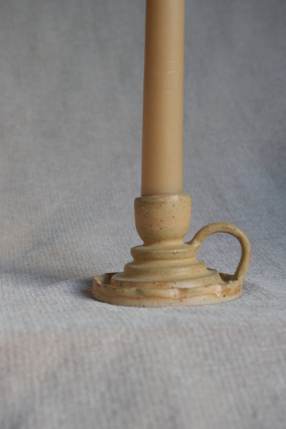 Handmade Candlestick Holder - Sandstone